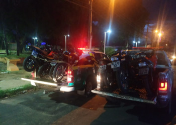 Polícia apreende 20 motos usadas em “rolezinho” que assombrou a população dos bairros